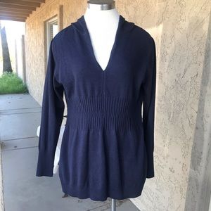 NY&Co Navy Hooded Sweater